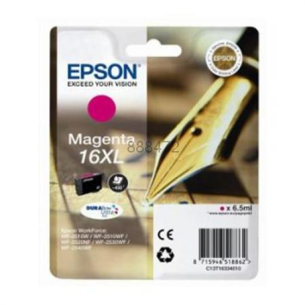 C.t.EPSON #16XL WF2540 WF2530 WF2520  magenta WF2510 WF2010 WF2630 (pluma escritura) 6,2ml 450p#