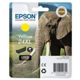 C.t.EPSON #24XL XP600 XP605 XP705 XP805 amarillo 740p. alta capacidad (elefante)