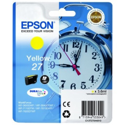 C.t.EPSON #27 amarillo WF3620 WF3640 WF7110 WF7610 WF7620 (despertador)