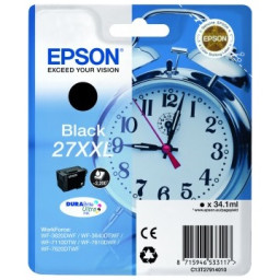 C.t.EPSON #27XXL negro WF3620 WF3640 WF7110 WF7610 WF7620 (despertador) extra alta capacidad