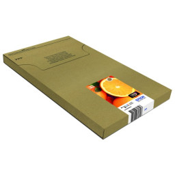 (5)C.t.EPSON #33 Multipack 5-colores EasyMail pack XP530 XP540 XP630 XP635(naranja)