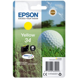 C.t.EPSON #34 amarillo WF3720 WF3725 DURABrite Ultra ink 4.2ml (bola golf)