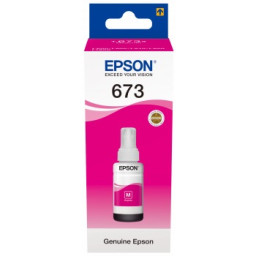 EPSON 673 EcoTank magenta ink bottle 70ml L800 L805 L810 L850 L1800 recarga tinta magenta