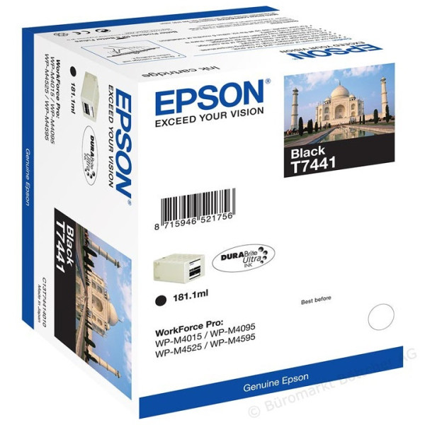 C.t.EPSON WP-M4015 WP-M4095 WP-M4525 WP-M4595 181ml  10.000p. (Taj Mahal)