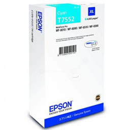 C.t.EPSON T7552 XL cian: WF8010 WF8090 WF8510 WF8590  39ml  4.000p. (T755240)