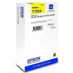 C.t.EPSON T7554 XL amarillo: WF8010 WF8090 WF8510 WF8590  39ml  4.000p. (T755440)
