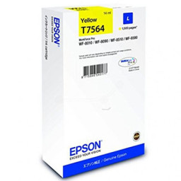 C.t.EPSON T7564 L amarillo: WF8010 WF8090 WF8510 WF8590  14ml  1.500p. (T756440)