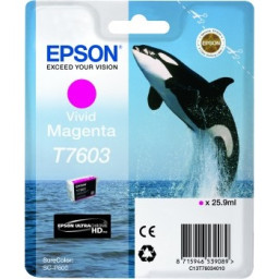 C.t.EPSON T7603 magenta vivo (vivid magenta) 26ml. SureColor SC-P600 (orca) (T760340)