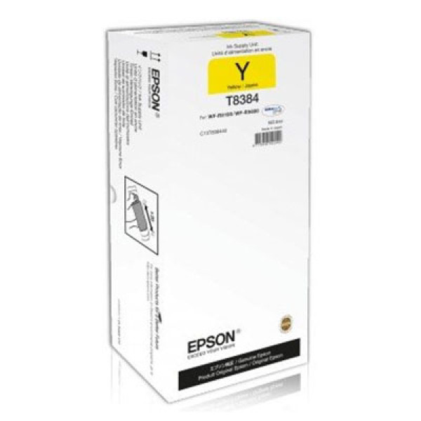 C.t. EPSON T8384 XL amarillo WorkForce Pro 20.000p. WF-R5190 WF-R5690