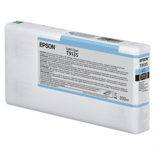 C.t.EPSON T9135 cian claro (light cyan) 200ml. SureColor SC-P5000