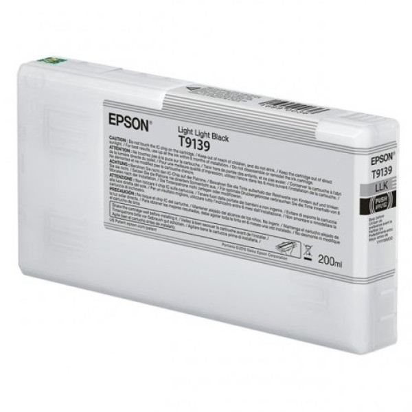 C.t.EPSON T9139 gris claro (light light black) 200ml. SureColor SC-P5000