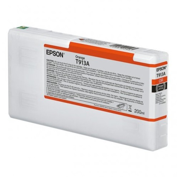 C.t.EPSON T913A naranja (orange) 200ml. SureColor SC-P5000