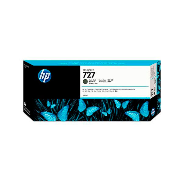 C.t. HP #727 300ml negro mate Designjet T920 T1500 T2500