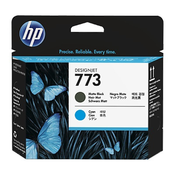 Cabezal HP #773C negro y cian 775ml Designjet Z6600