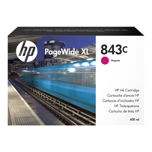 C.t. HP #843C XL magenta 400ml PageWide XL4000 4100 4500 4600 5000 5100