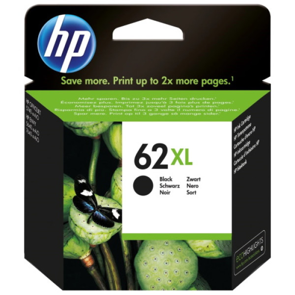 C.t.HP #62XL negro 600p. Envy 5640 Officejet 5740