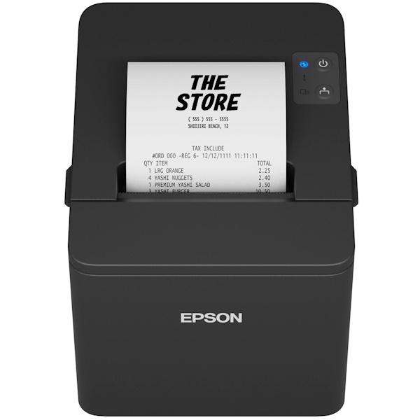 Impresora tickets EPSON TM-T20IV Térmica  ancho papel 80mm USB-RS232 carcasa negra