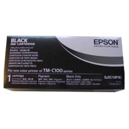Cartucho EPSON TM-C100 negro Impresora tickets (SJIC10K)
