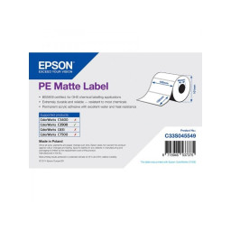 Rollo etiquetas EPSON PE Matte Label ColorWorks C3400 C3500 C831 C7500 - 102mm x 152mm, 185etiq.