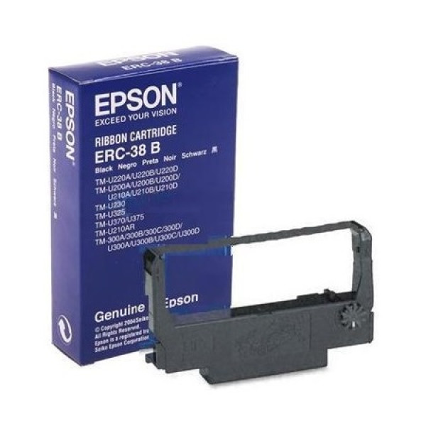 Microcinta EPSON ERC-38B negra  TM300 375 U200 210 230 (S015244)