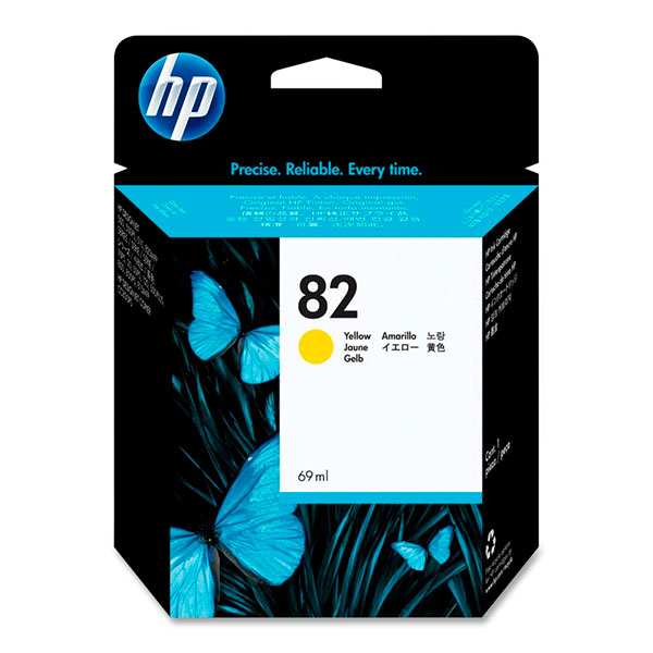 C.t.HP #82 amarillo 69ml Designjet 500 510 800 815 820