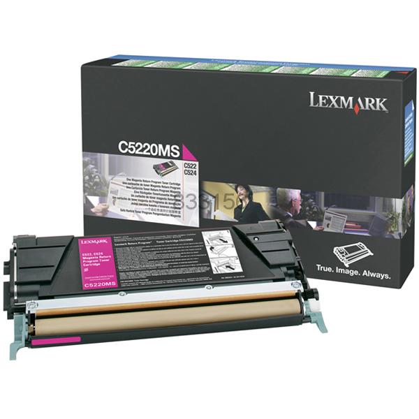 Toner LEXMARK C522 C524 C530 C532 C534 magenta 3.000p. Return