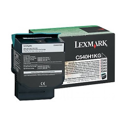 Toner LEXMARK C540 C543 C544 X543 X544 negro 2.500p. HC Return