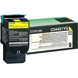 Toner LEXMARK C544 C546 X544 X546 amarillo 4000p. Extra HC Return
