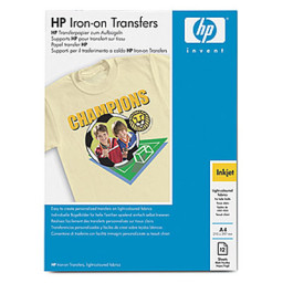 Papel HP transfer 12A4 170gm camisetas