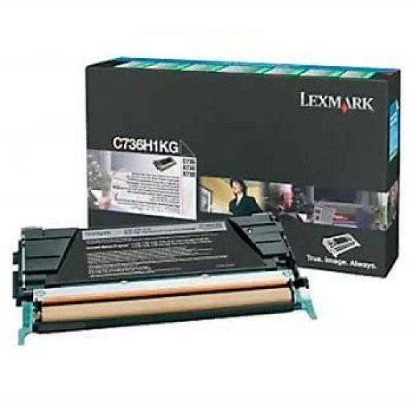 Toner LEXMARK C736 X736 X738 negro 12.000p. Return