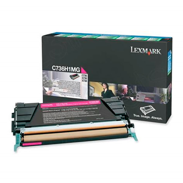 Toner LEXMARK C736 X736 X738 magenta 10000p. Return