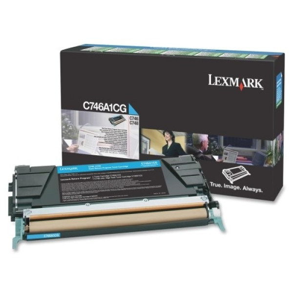 Toner LEXMARK C746 C748 cian 7.000p. Return