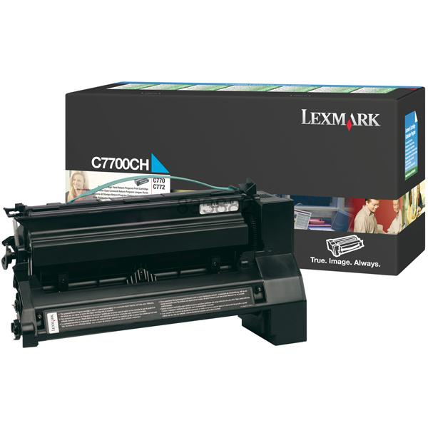 Toner LEXMARK C770 C772 X772 cian 10000p. Return