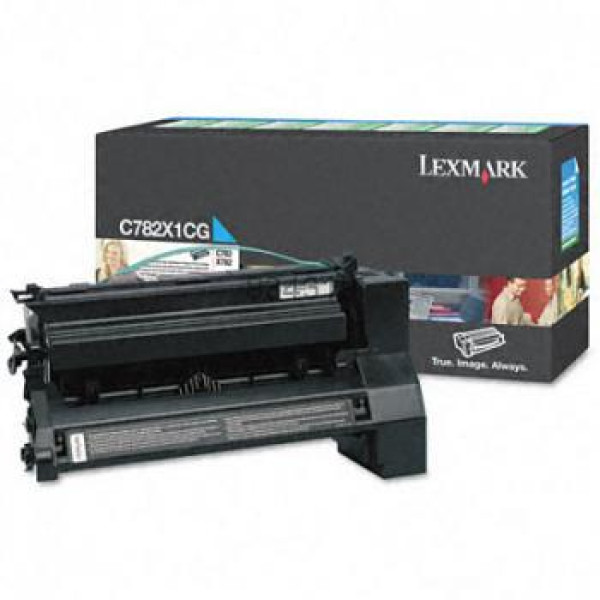 Toner LEXMARK C782 X782 cian 15.000p. Return