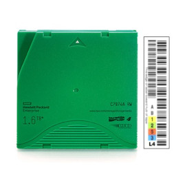 DC HPE Ultrium LTO-4 etiquetado 800GB/1,6TB secuencia a medida *