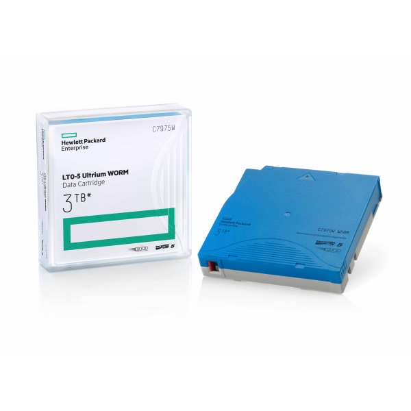 DC HPE Ultrium LTO-5 WORM 1,5TB/3,0TB (1 sola grabación)