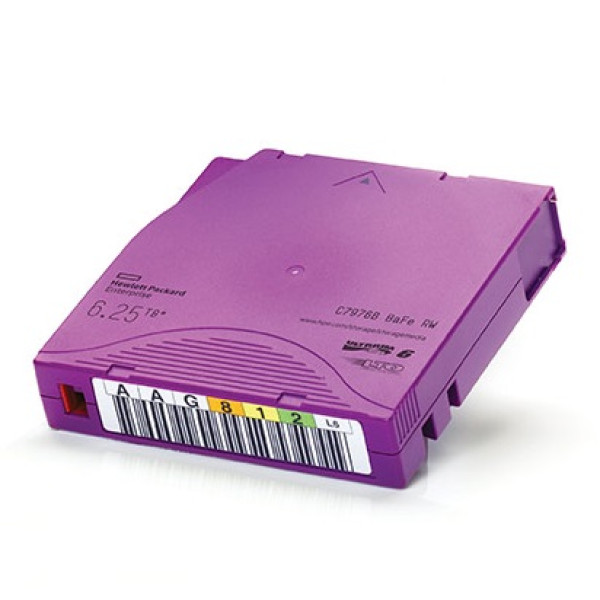 DC HPE Ultrium LTO-6 (BaFe) etiquetado 2,5TB/6,25TB secuencia a medida