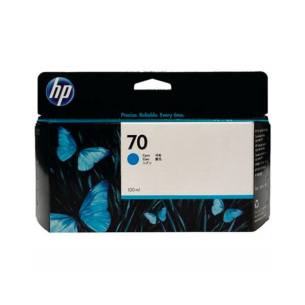 C.t.HP #70 cian con tinta Vivera de 130 ml.