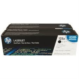 (2) Toner HP #125 LjC. CP1210 1215 1515 1518 negro CM1312  2x2.200p. - (doble-pack)