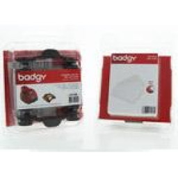 Pack consumibles EVOLIS Badgy200 - 100 imp.color 1 YMCKO ribbon 100imp + 100 tarjetas PVC 30MIL