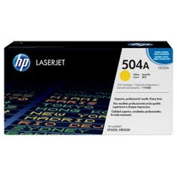 Toner HP #504A LjC. CP3525 CM3530 amarillo 7.000p.