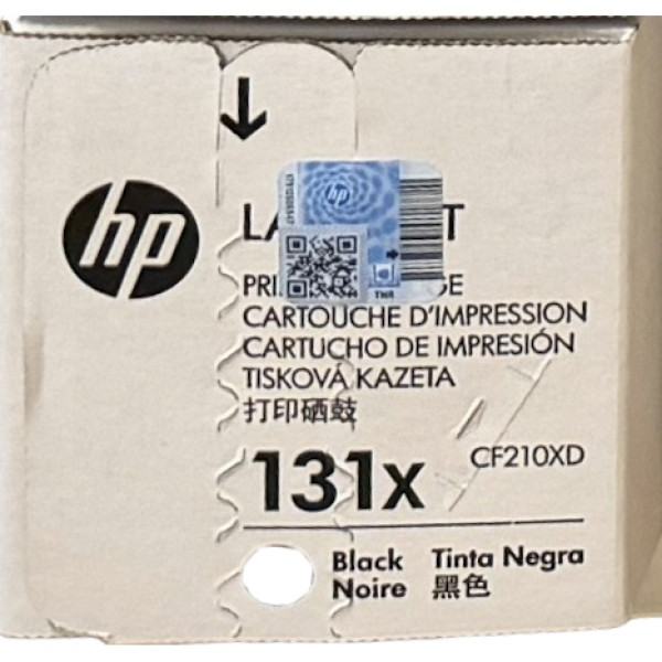 Toner HP #131X Lj.Pro200 M251 M276 negro 2.400p. *caja dañada, sin abrir* Toner HP #131X Lj.Pro200 M251 M276 negro 2.400p. *caja dañada, sin abrir*