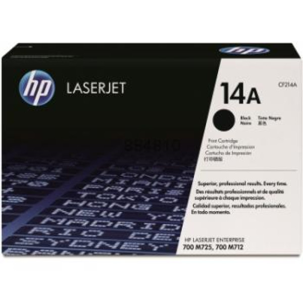 Toner HP #14A Lj. Enterprise 700 M712 M725 10.000p.