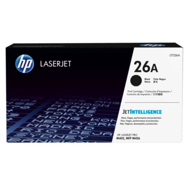 Toner HP #26A negro Lj. Enterprise M402 M426 3.100p.