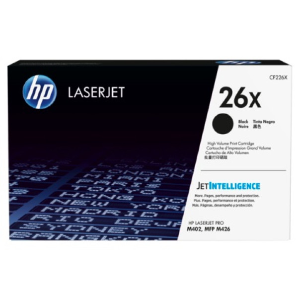 Toner HP #26X negro Lj. Enterprise M402 M426 9.000p.