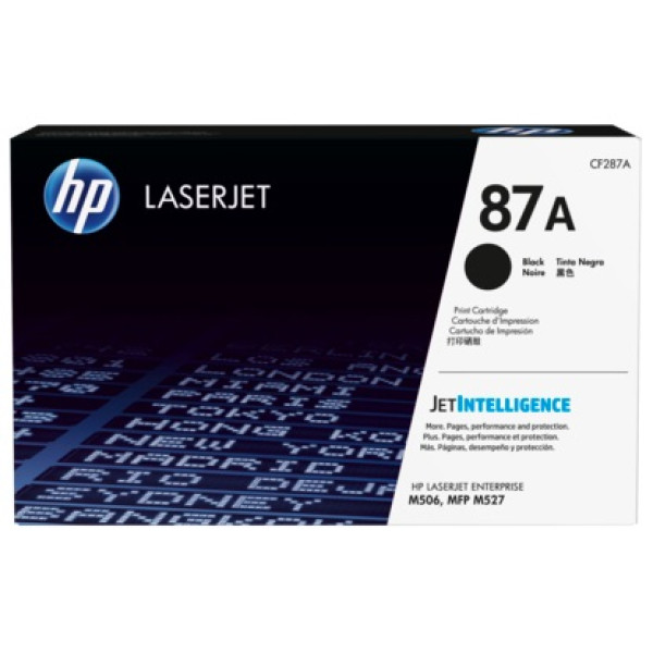 Toner HP #87A Lj M501 M506 M527 Managed E50045 E52545  8.550p.