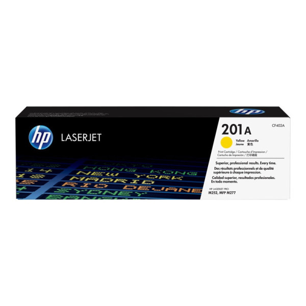 Toner HP #201A amarillo M252 M277 1.400p.