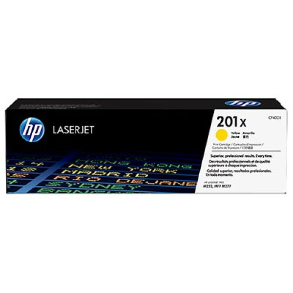 Toner HP #201X amarillo M252 M277 2.300p.