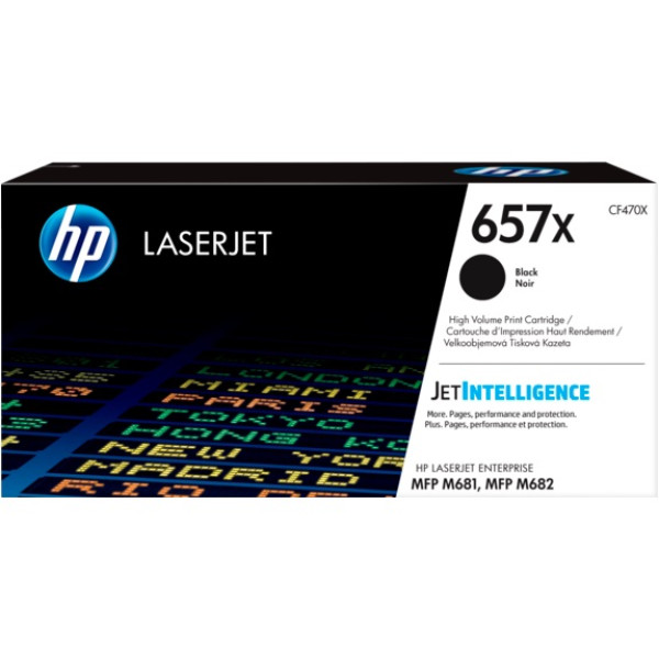 Toner HP #657X negro Enterprise MFP M681 M682 28.000p.