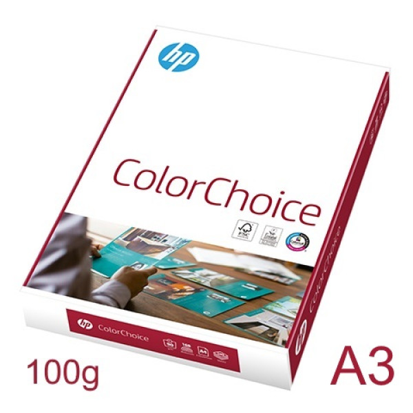 Papel HP ColorChoice Laser 500A3  100g. láser color (166404)